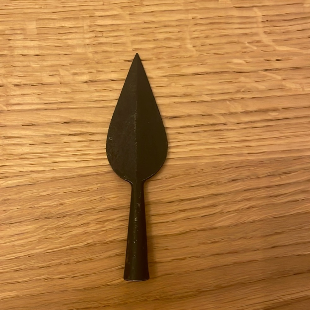 Steel arrowhead